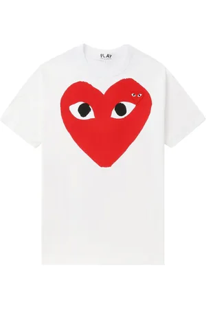 Comme des Garçons Camiseta Heart Logo