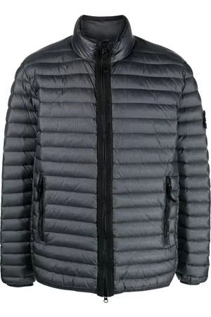 Stone Island Plumífero con parche Compass