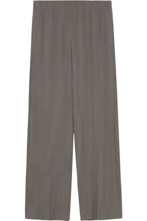 B+AB Pantalones anchos de canalé