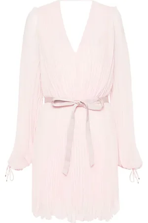 Max Mara Vestido corto plisado