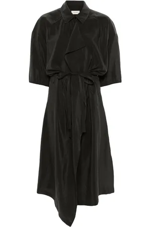 LEMAIRE Vestido camisero midi de manga corta