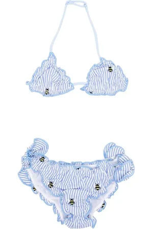 MC2 SAINT BARTH Bikini con abeja bordada
