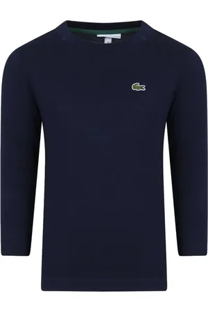 Lacoste Camiseta de algodón con logo bordado