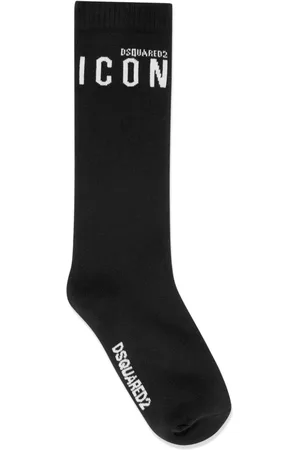 Dsquared2 Calcetines con logo en jacquard