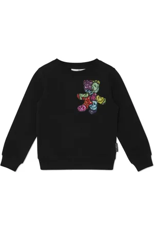 Philipp Plein Sudadera con detalles de cristal