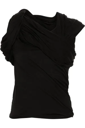 Rick Owens Top Harness T drapeado