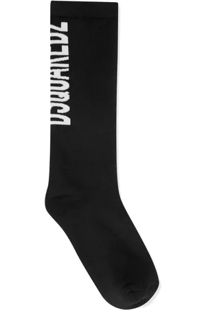 Dsquared2 Calcetines con logo en jacquard