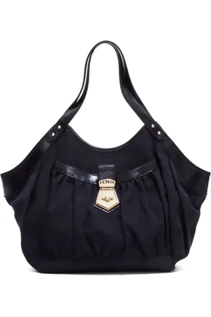 Fendi Bolso de mano Zucca con logo