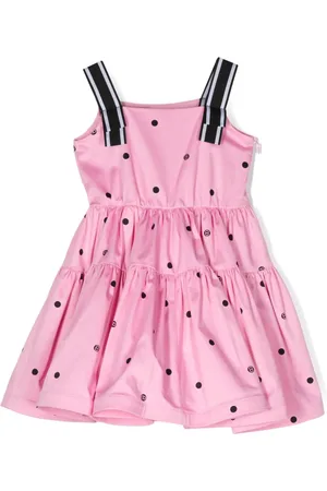 Twin-Set Vestido midi con motivo de lunares