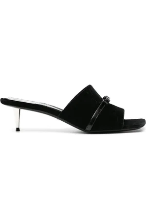 Gucci Sandalias con tacón de 55 mm y GG en jacquard
