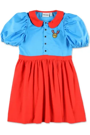 Mini Rodini Vestido con diseño colour block