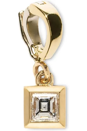 Azlee Charm en oro amarillo de 18 ct con diamantes
