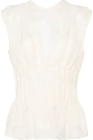 Khaite Blusa Westin semitransparente