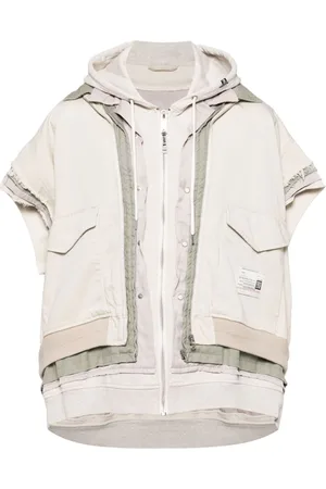 Maison Mihara Yasuhiro Chaqueta a capas de manga corta