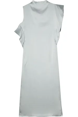 Fendi Vestido midi con detalle de volante