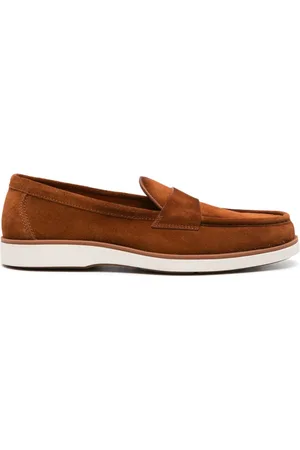 santoni Mocasines penny con detalle de tira