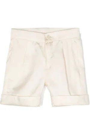 LA STUPENDERIA Pantalones cortos de vestir con botón