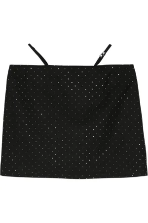 Chiara Ferragni Minifalda con aplique de strass