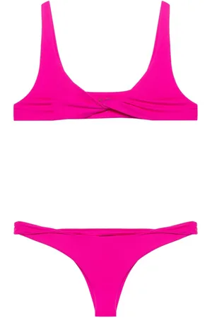 The Attico Bikini con logo de goma