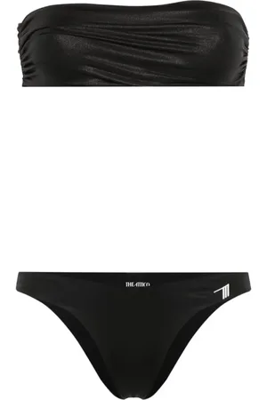 The Attico Bikini con logo de goma