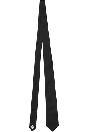 Burberry Corbata de seda con diseño tejido
