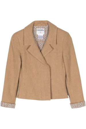 CHANEL Blazer con doble botonadura 2000