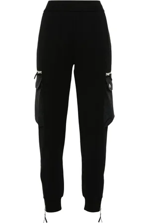 Moose Knuckles Pantalones joggers Mixmedia con logo