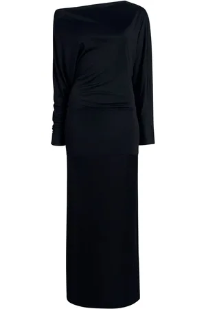 Khaite Vestido The Junet largo con hombros descubiertos