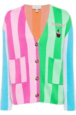 MIRA MIKATI Cárdigan Bonjour con diseño colour block