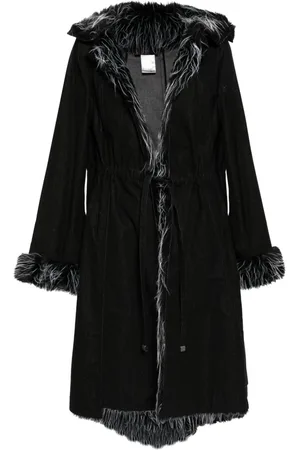 CHANEL Abrigo con ribete 2002