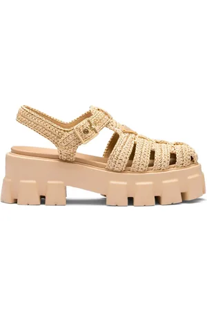 Prada Sandalias con diseño enrejado