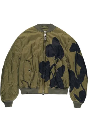 Alexander McQueen Plumífero bomber Orchid