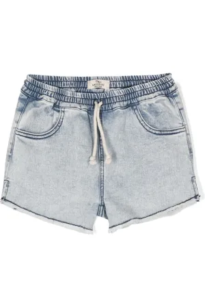 Le pandorine Pantalones cortos con bordes sin rematar