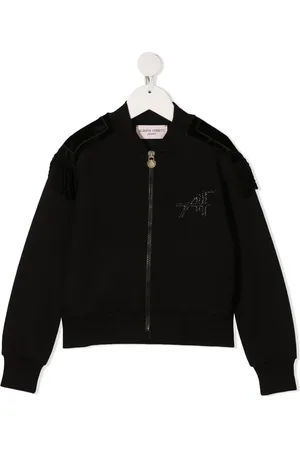 Alberta Ferretti Chaqueta bomber con detalle charreteras