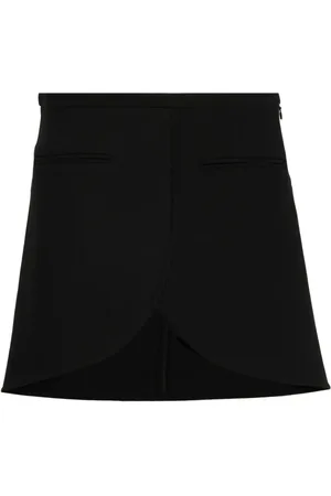 Courrèges Minifalda Ellipse con diseño curvo
