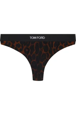 Tom Ford Bragas con estampado de leopardo