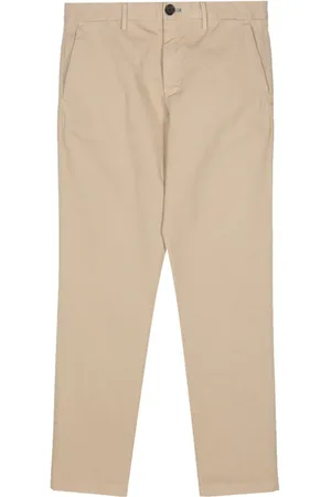 Paul Smith Pantalones rectos con logo bordado