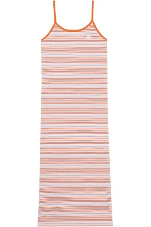 Chocoolate Vestido midi a rayas