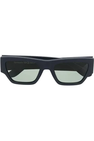 Alexander McQueen Gafas de sol con montura ancha