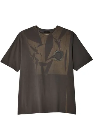 JiyongKim Camiseta con efecto lavado