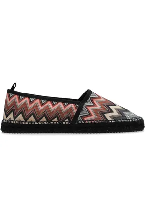 Missoni Alpargatas tejidas en zigzag