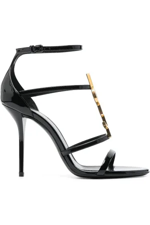 Saint Laurent Sandalias Cassandra con tacón de 100 mm