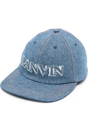Lanvin Gorra vaquera con aplique del logo