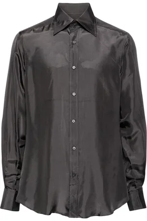 Gucci Camisa con cuello de pico
