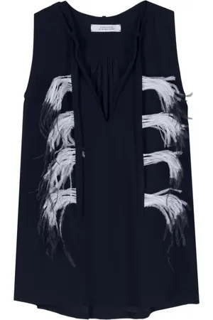 Dorothee Schumacher Blusa con detalle de plumas
