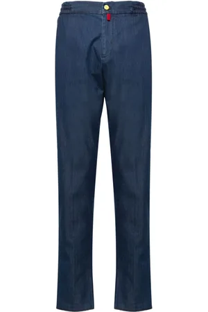 Kiton Pantalones slim con cinturilla elástica