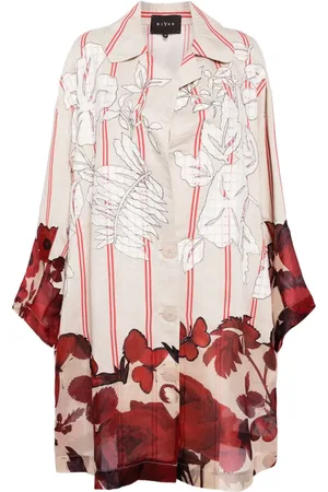 BIYAN Abrigo con estampado floral