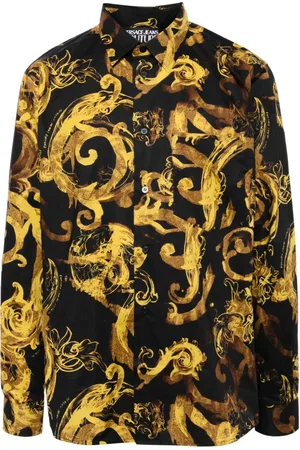 VERSACE Camisa con estampado barroco