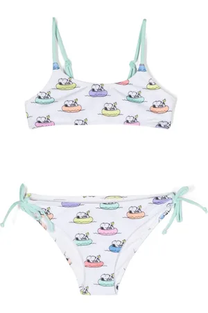MC2 SAINT BARTH Bikini con motivo de dibujo animado
