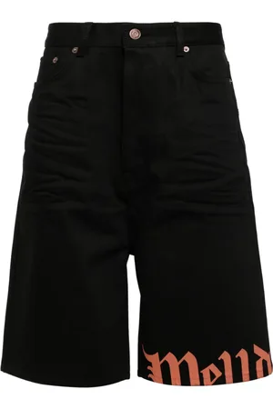 We11 Done Bermudas con logo estampado